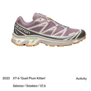 Salomon XT-6 Quail Plum Kitten Shoes